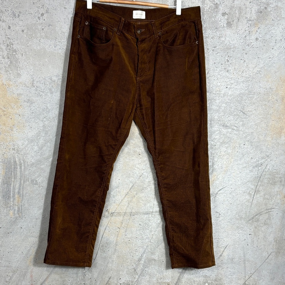 Aime Leon Dore Pants Mens Micro Cord Brown 5 Pockets FW22